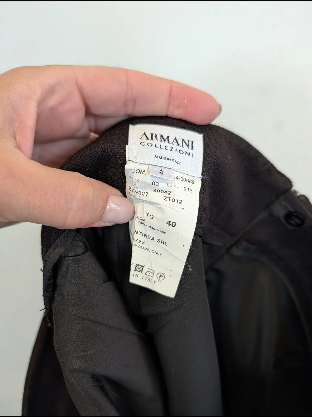 Armani Collezioni streamlined pencil